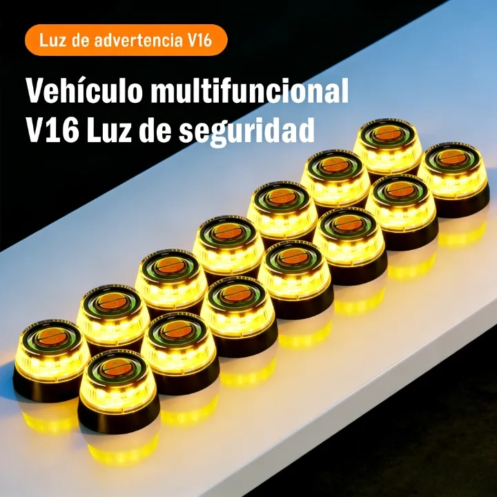 ⭐Recomendación de la DGT⭐ Baliza de Emergencia V16 3.0 – Aprobada para 2026, Magnética IP54 y conforme a la normativa vigente