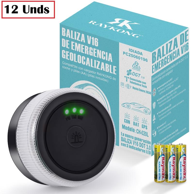 ✅🔥Recomendación de la DGT🔥 Baliza de Emergencia V16 3.0 – Aprobada para 2026, Magnética IP54 y conforme a la normativa vigente