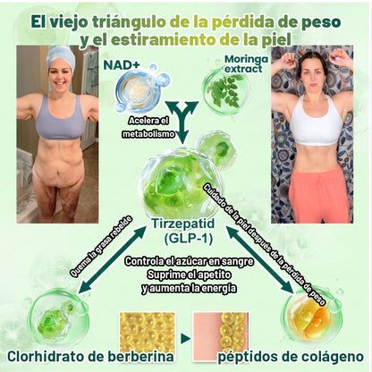 【Último día de promoción: 60% DE DESCUENTO🏅】CVREOZ® Parche NANO de microagujas NIDDK-Tirzepatide para Adelgazar y Salud(Sin dolor, liberación 24/7 | Pierde 9 kg RÁPIDO | Reducción del 90% en azúcar | )