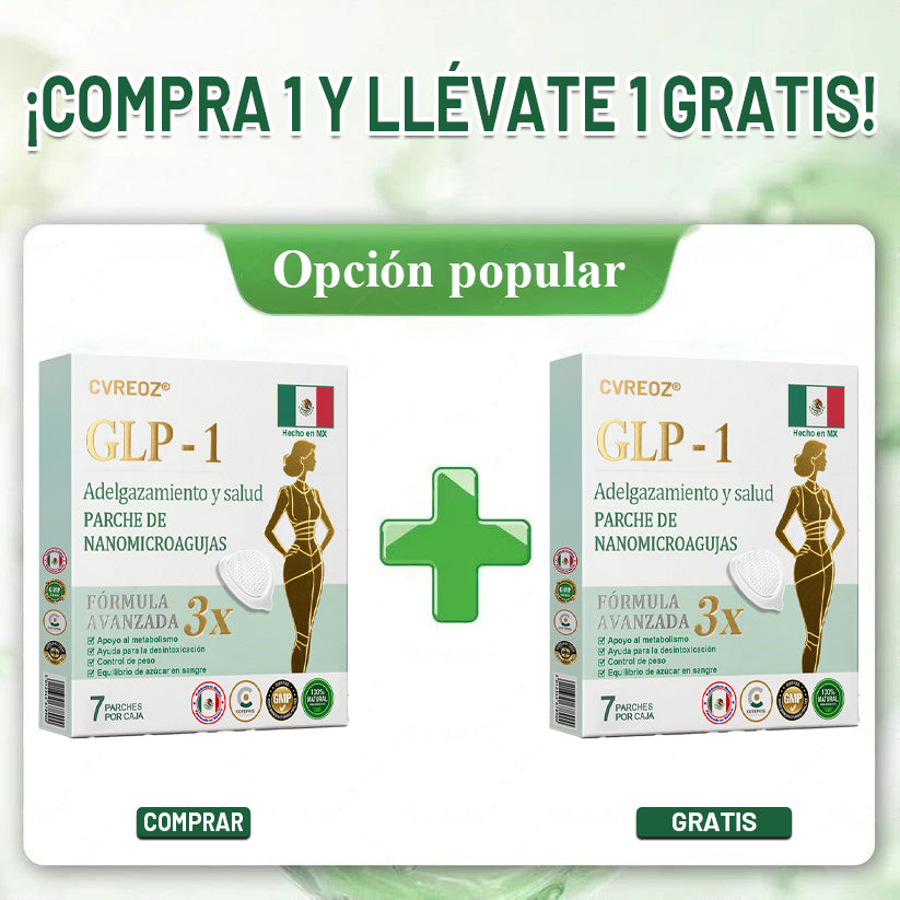 【Último día de promoción: 60% DE DESCUENTO🏅】CVREOZ® Parche NANO de microagujas NIDDK-Tirzepatide para Adelgazar y Salud(Sin dolor, liberación 24/7 | Pierde 9 kg RÁPIDO | Reducción del 90% en azúcar | )