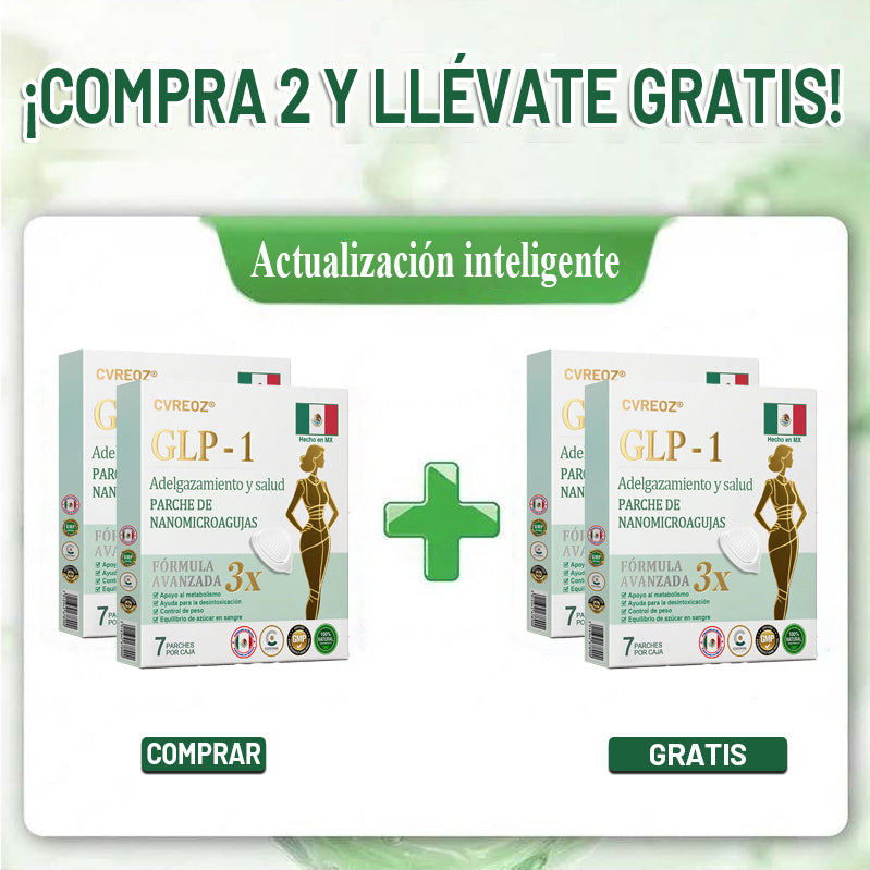 【Último día de promoción: 60% DE DESCUENTO🏅】CVREOZ® Parche NANO de microagujas NIDDK-Tirzepatide para Adelgazar y Salud(Sin dolor, liberación 24/7 | Pierde 9 kg RÁPIDO | Reducción del 90% en azúcar | )