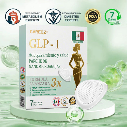 【Último día de promoción: 60% DE DESCUENTO🏅】CVREOZ® Parche NANO de microagujas NIDDK-Tirzepatide para Adelgazar y Salud(Sin dolor, liberación 24/7 | Pierde 9 kg RÁPIDO | Reducción del 90% en azúcar | )