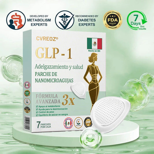 【Último día de promoción: 60% DE DESCUENTO🏅】CVREOZ® Parche NANO de microagujas NIDDK-Tirzepatide para Adelgazar y Salud(Sin dolor, liberación 24/7 | Pierde 9 kg RÁPIDO | Reducción del 90% en azúcar | )