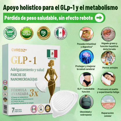【Último día de promoción: 60% DE DESCUENTO🏅】CVREOZ® Parche NANO de microagujas NIDDK-Tirzepatide para Adelgazar y Salud(Sin dolor, liberación 24/7 | Pierde 9 kg RÁPIDO | Reducción del 90% en azúcar | )