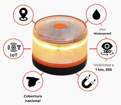 ⭐⭐ÚLTIMAS 6 HORAS🔥: 70% DE DESCUENTO⭐Luz de Emergencia V16 DGT 3.0 – Aprobada 2026, Magnética IP54 – Cumple con la Normativa 2026