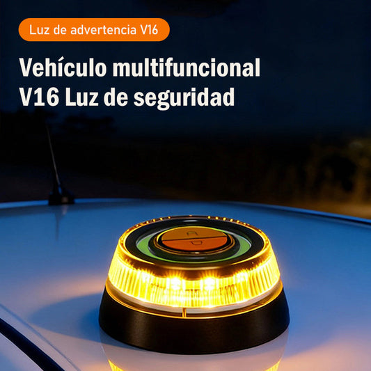 ⭐Recomendación de la DGT⭐ Baliza de Emergencia V16 3.0 – Aprobada para 2026, Magnética IP54 y conforme a la normativa vigente