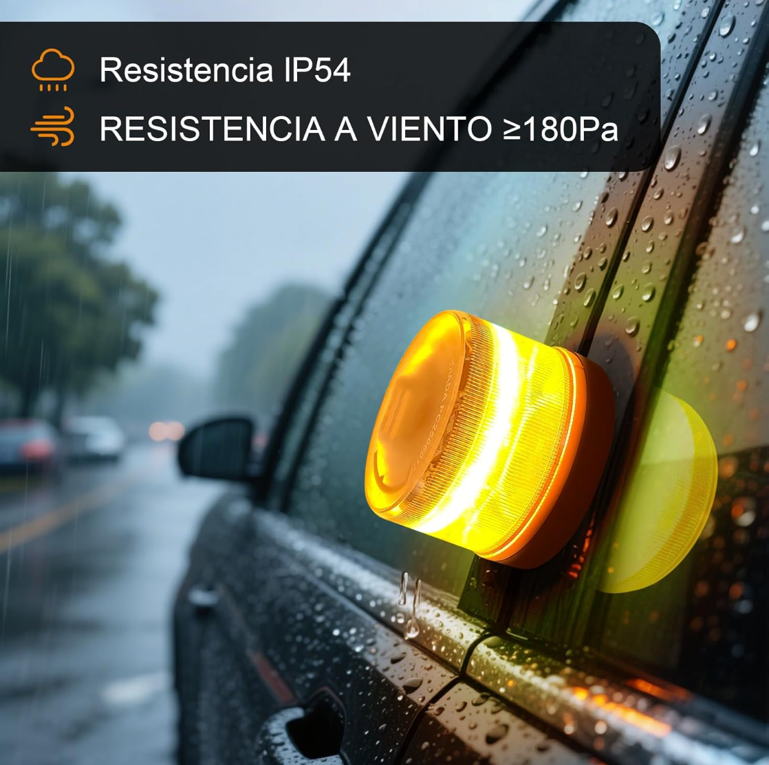 Especial de Navidad: 80% DE DESCUENTOLuz de Emergencia V16 Aprobada por la DGT con Geolocalización 3.0 – Señalización de Ubicación para Automóviles, Plan de Datos Incluido – Base Magnética IP54 – Cumple con la Normativa 2026.