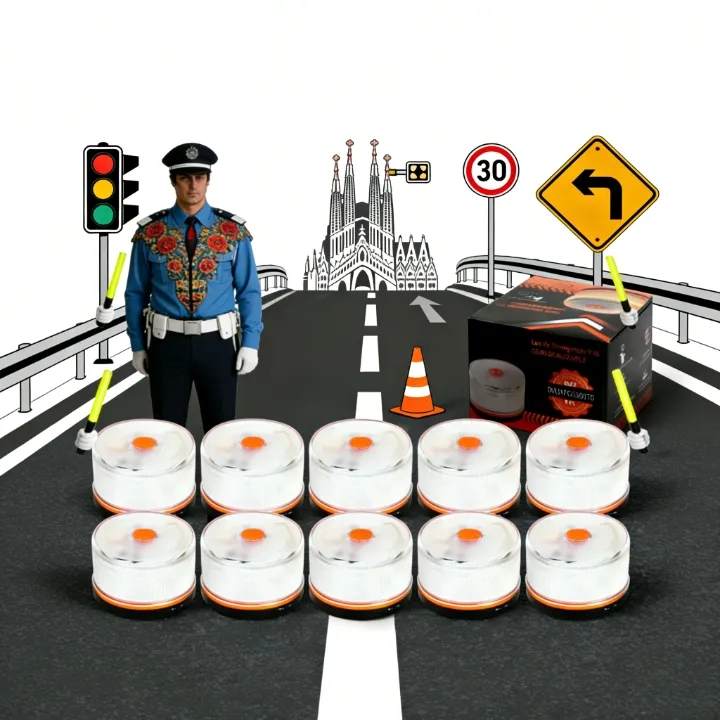 Especial de Navidad: 80% DE DESCUENTOLuz de Emergencia V16 Aprobada por la DGT con Geolocalización 3.0 – Señalización de Ubicación para Automóviles, Plan de Datos Incluido – Base Magnética IP54 – Cumple con la Normativa 2026.