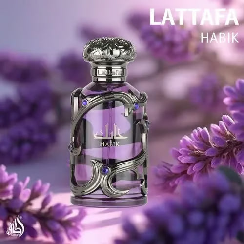 Lattafa Habik for Men Eau de Parfum Spray, 3.4 Ounce