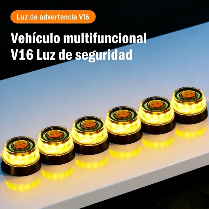 🔥🔥Recomendación de la DGT🔥 Baliza de Emergencia V16 3.0 – Aprobada para 2026, Magnética IP54 y conforme a la normativa vigente