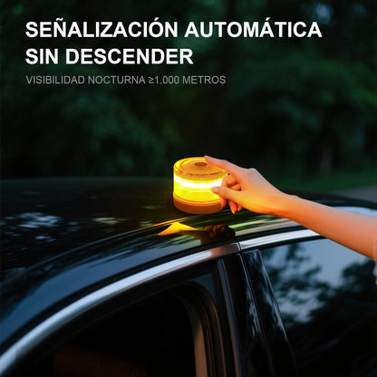 Especial de Navidad: 80% DE DESCUENTOLuz de Emergencia V16 Aprobada por la DGT con Geolocalización 3.0 – Señalización de Ubicación para Automóviles, Plan de Datos Incluido – Base Magnética IP54 – Cumple con la Normativa 2026.