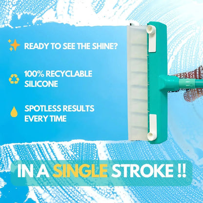 🧼Say goodbye to a blurry world and embrace a clear life! Introducing this magical squeegee that makes windows "invisible" instantly. Your bright life starts now!