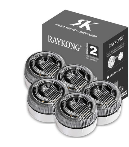 🏆ÚLTIMAS 6 HORAS🏆: 70% DE DESCUENTO⭐Baliza V16 | 6 Pcs | 2ª GENERACION Geolocalización DGT 3.0 | SIM y Datos Pagados hasta 2038 | Ventosa para Aluminio/Cristal