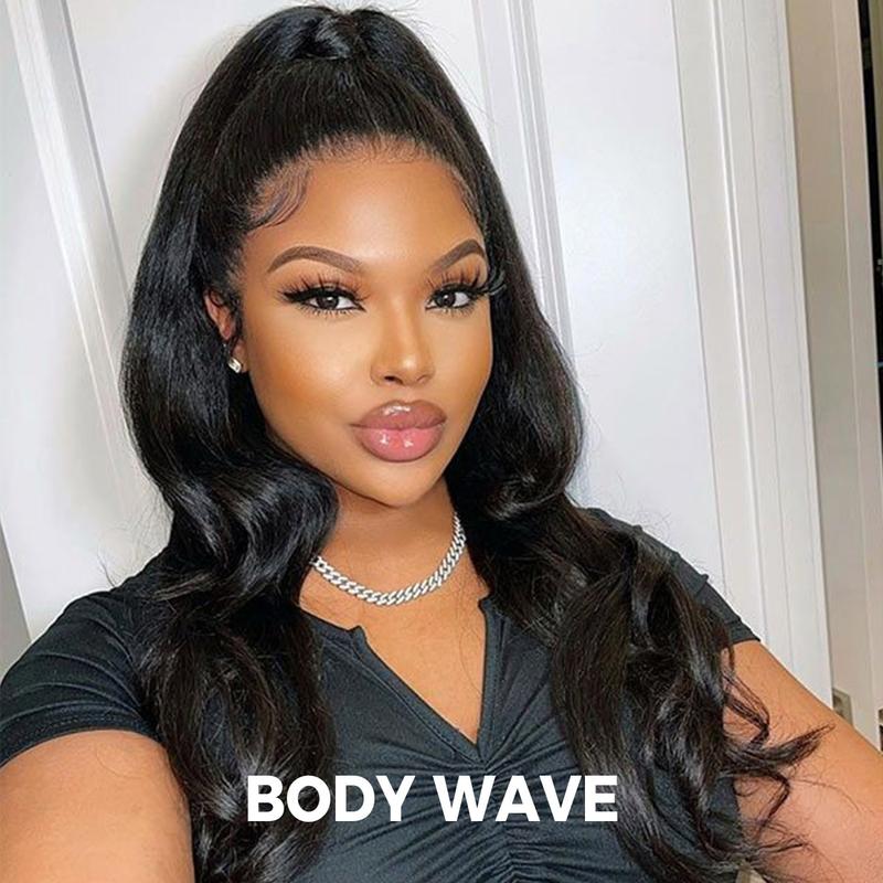 Pre-Cut Lace Kinky Straight 360 Full Lace Frontal Glueless Wig With Invisi Drawstring Pre Plucked Human Hair Wig